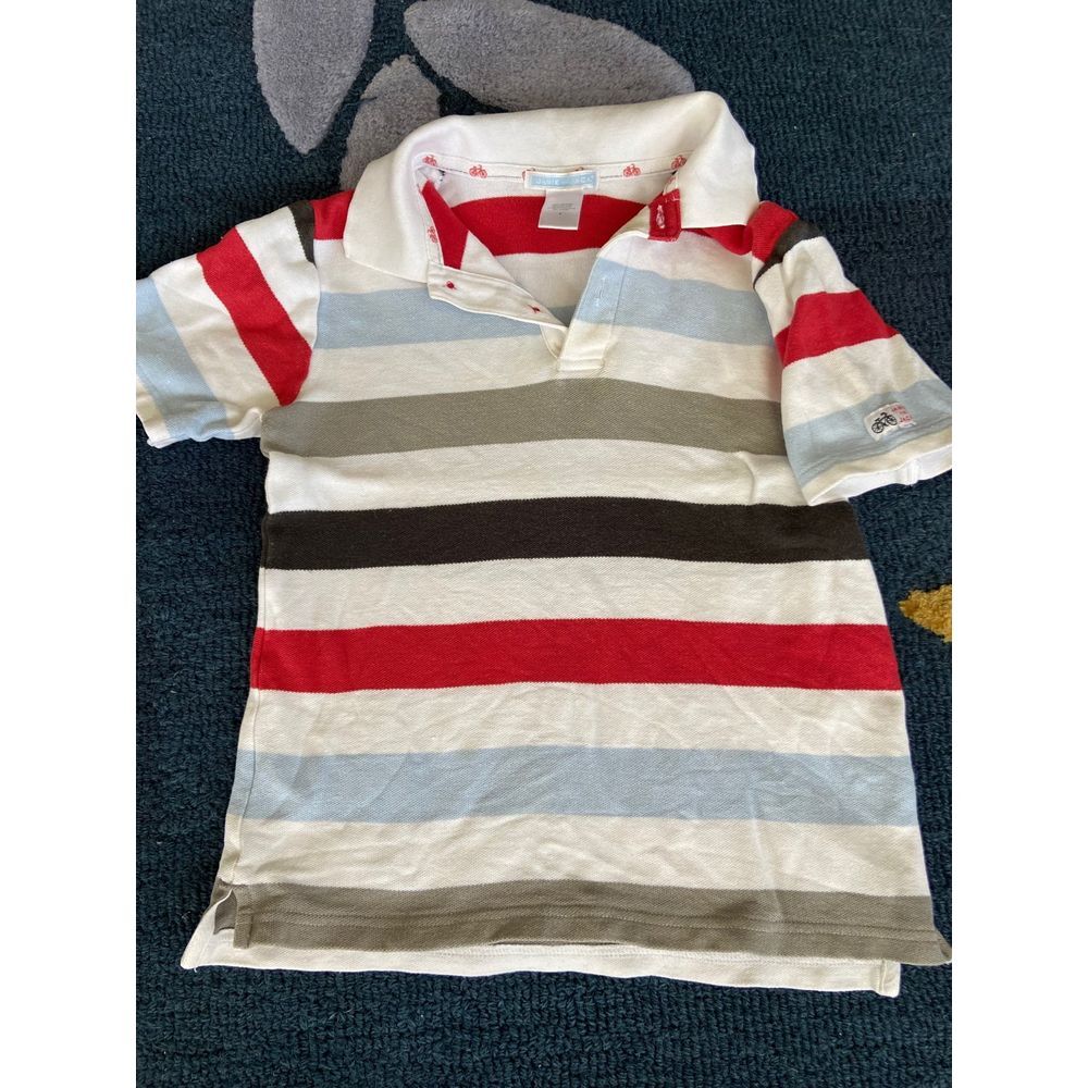 Janie and Jack classic red bicycle polo vintage‎ rare 6
